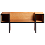 Дизайнерская скамейка  Canton  Beech and Black Bench варинант исполнения - 1 | Loft Concept в Волгограде