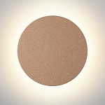 Бра круглое натуральная Пробка Natural Cork варинант исполнения - 3 | Loft Concept в Волгограде