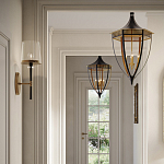 Подвесной светильник в форме фонаря чёрного цвета Black Lantern варинант исполнения - 3 | Loft Concept в Волгограде