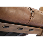 Двухместный диван Duncan винтажная коричневая кожа варинант исполнения - 3 | Loft Concept в Волгограде