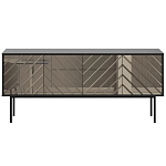 Длинная тумба с зеркальным декором Serena варинант исполнения - 5 | Loft Concept в Волгограде