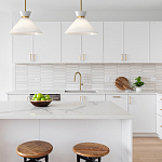 Подвесной светильник с белым стеклянным конусным плафоном Alora Mood варинант исполнения - 13 | Loft Concept в Волгограде