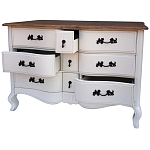 Комод бежевый в стиле Прованс Montmartre Provence Beige Wide варинант исполнения - 5 | Loft Concept в Волгограде