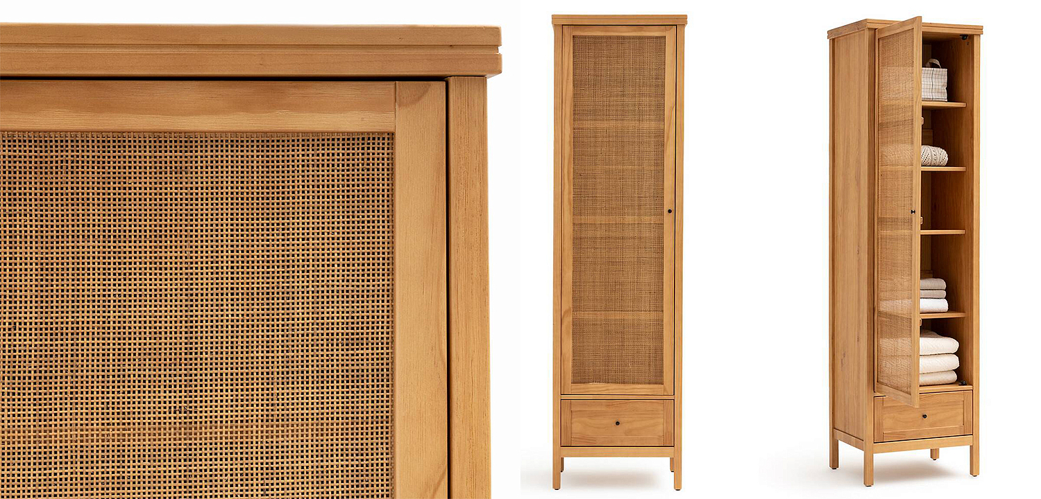 Шкаф Niels Wicker Cupboard Шкаф Niels Wicker Cupboard - Loft-Concept в Волгограде