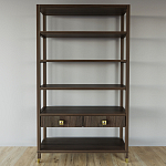 Стеллаж с двумя ящиками Elsa Dreams Walnut варинант исполнения - 4 | Loft Concept в Волгограде