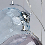 Люстра каскадная с 9-ю разноцветными стеклянными плафонами Kaleido варинант исполнения - 11 | Loft Concept в Волгограде