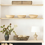 Настольная лампа деревянная с белым абажуром Wooden Table Lamp варинант исполнения - 6 | Loft Concept в Волгограде