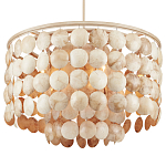 Люстра с каскадом из круглых декоративных элементов Texture Discs варинант исполнения - 2 | Loft Concept в Волгограде