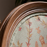 Барный стул из массива бука светло-зеленый с растительным орнаментом Raffael Angel Green Bar stool варинант исполнения - 4 | Loft Concept в Волгограде