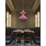 Подвесной вязаный розовый светильник «Моника» варинант исполнения - 2 | Loft Concept в Волгограде