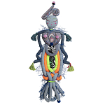 Кукла из одежды и павлопосадских платков Rusalka Blue Jeans 2 варинант исполнения - 1 | Loft Concept в Волгограде