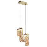 Подвесной светильник волнистой формы из фактурного стекла Wave варинант исполнения - 3 | Loft Concept в Волгограде