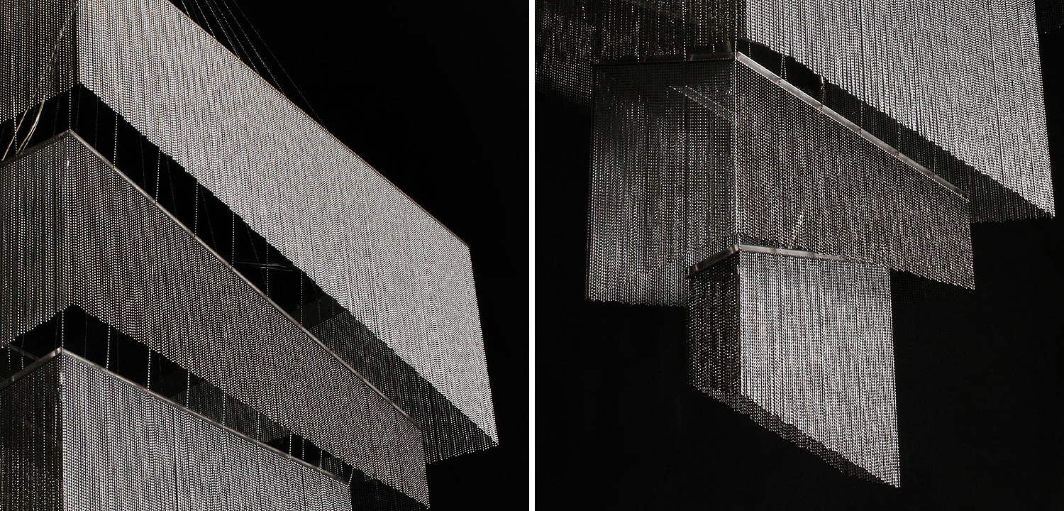 Люстра Серебряные цепочки Willowlamp Geometric Storm Silver Люстра Серебряные цепочки Willowlamp Geometric Storm Silver - Loft-Concept в Волгограде