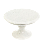 Фруктовница средняя из натурального камня Мрамор Белый Natural Stone Fruit Bowls варинант исполнения - 2 | Loft Concept в Волгограде