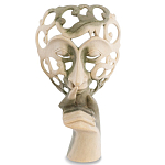 Маска ручной работы деревянная резная Beauty Mask варинант исполнения - 1 | Loft Concept в Волгограде