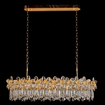 Люстра с декоративными элементами в виде крупных хрустальных цветов Palace Gardens варинант исполнения - 2 | Loft Concept в Волгограде