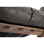 Кресло Duncan винтажная черная кожа варинант исполнения - 4 | Loft Concept в Волгограде