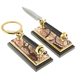 Настольный письменный набор из яшмы Manager Organizer варинант исполнения - 9 | Loft Concept в Волгограде