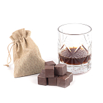 Камни для охлаждения виски из красного лемезита Natural Stone Cube варинант исполнения - 6 | Loft Concept в Волгограде