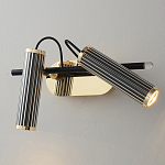 Бра с двумя цилиндрическими плафонами на магнитном креплении Bronze Concert варинант исполнения - 1 | Loft Concept в Волгограде