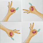 Плитка дизайнерская с рисунком Лимон варинант исполнения - 1 | Loft Concept в Волгограде