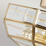 Потолочный светильник шестигранной формы с прозрачными стеклянным плафоном Elstead Lighting варинант исполнения - 12 | Loft Concept в Волгограде