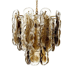 Люстра из круглых стеклянных элементов Vienna варинант исполнения - 1 | Loft Concept в Волгограде