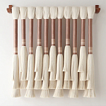 Плетеное настенное украшение с кистями Caballo Wall Hanging варинант исполнения - 3 | Loft Concept в Волгограде