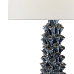 Настольная лампа с корпусом из цветков колокольчика Cascade of Blue Flowers варинант исполнения - 1 | Loft Concept в Волгограде