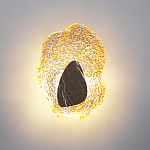 Бра с волнообразным стеклянным плафоном и вставкой из мрамора Liquid Stone варинант исполнения - 8 | Loft Concept в Волгограде