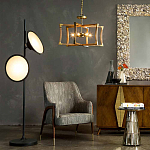 Торшер черный с 2-мя большими лампами Black Diffusers варинант исполнения - 3 | Loft Concept в Волгограде