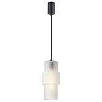 Подвесной светильник со стеклянным рифленым плафоном цилиндрической формы Eliara 13 варинант исполнения - 6 | Loft Concept в Волгограде