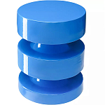 Столик приставной фигурный синий Curly Blue Table варинант исполнения - 1 | Loft Concept в Волгограде