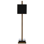 Настольная лампа прямоугольная с черным абажуром Strictness of Forms варинант исполнения - 3 | Loft Concept в Волгограде