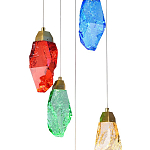 Потолочный светильник с пятью цветными плафонами Soar Colorful Lamp варинант исполнения - 4 | Loft Concept в Волгограде