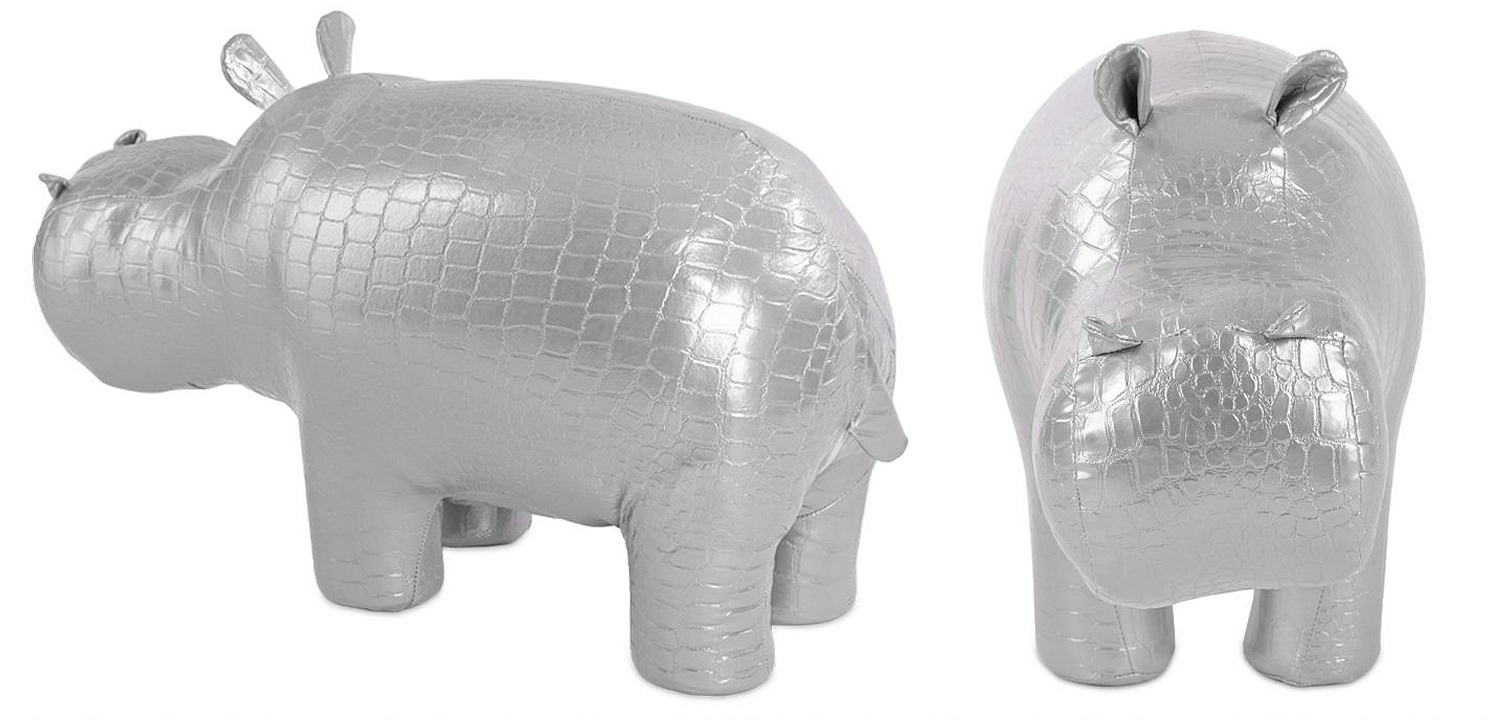 Пуф Бегемот Poof Hippo silver Пуф Бегемот Poof Hippo silver - Loft-Concept в Волгограде