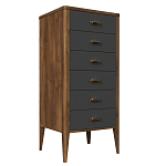 Комод из массива бука с 6-ю ящиками Tasteful Furniture варинант исполнения - 1 | Loft Concept в Волгограде