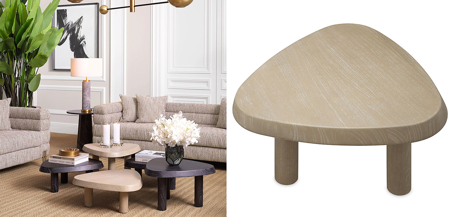 Кофейный стол Eichholtz Coffee Table Briel L Beige Кофейный стол Eichholtz Coffee Table Briel L Beige - Loft-Concept в Волгограде