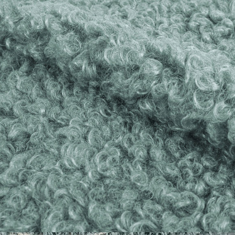 Мебельная ткань Искусственный мех мятный цвет 140 см T2-54  в Волгограде | Loft Concept 