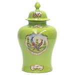 Фарфоровая ваза с крышкой Eden Garden варинант исполнения - 1 | Loft Concept в Волгограде