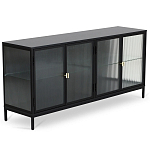 Сервант четырехдверный с рифленым стеклом The Keeper варинант исполнения - 1 | Loft Concept в Волгограде