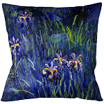Подушка декоративная Ирисы Impressionism in Art варинант исполнения - 1 | Loft Concept в Волгограде
