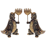 Подсвечник в виде дракона Dragon candlestick Green Gold Brown L or R варинант исполнения - 7 | Loft Concept в Волгограде