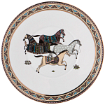 Чайный сервиз из фарфора с изображением лошадей на 6 персон 15 предметов Porcelain Horse Set  варинант исполнения - 6 | Loft Concept в Волгограде