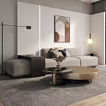 Комплект их 2-х круглых дизайнерских журнальных столов Difelap варинант исполнения - 2 | Loft Concept в Волгограде