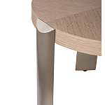 Столик журнальный круглый со светлым шпоном Light Veneer Table варинант исполнения - 6 | Loft Concept в Волгограде