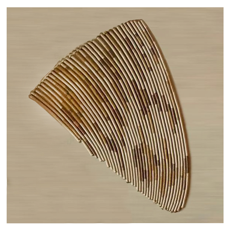 Декор настенный в Эко стиле рафия Malibu wall panel Коричневый Бежевый в Волгограде | Loft Concept 