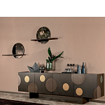 Дизайнерский комод с декором в виде круглых элементов на фасаде Matisse варинант исполнения - 4 | Loft Concept в Волгограде