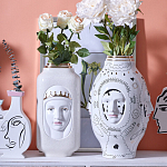 Ваза с золотисто-белыми фрагментами Faces of Imagination варинант исполнения - 3 | Loft Concept в Волгограде