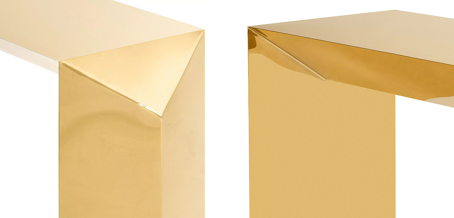 Консоль Eichholtz Console Table Carlow Gold Консоль Eichholtz Console Table Carlow Gold - Loft-Concept в Волгограде